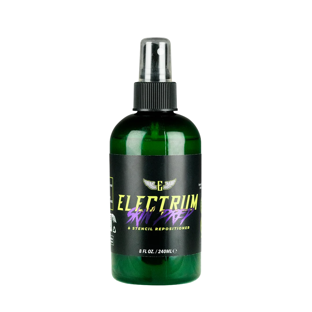 Electrum Premium Tattoo Skin Prep and Stencil Repositioner - 8oz