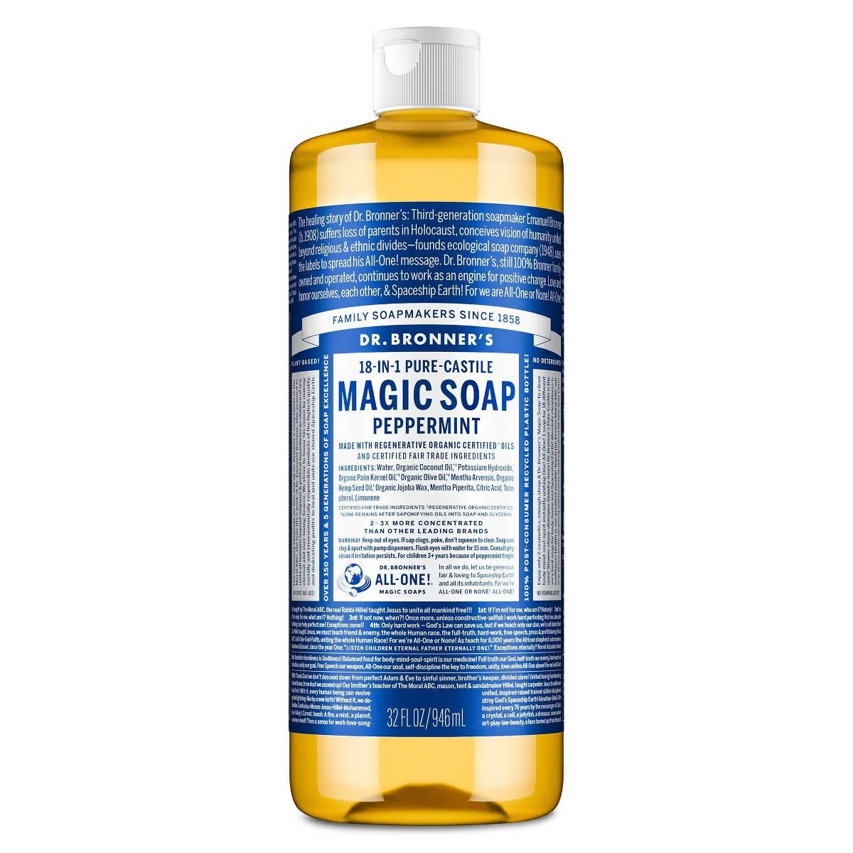 Dr. Bronner's Magic Soaps - Peppermint
