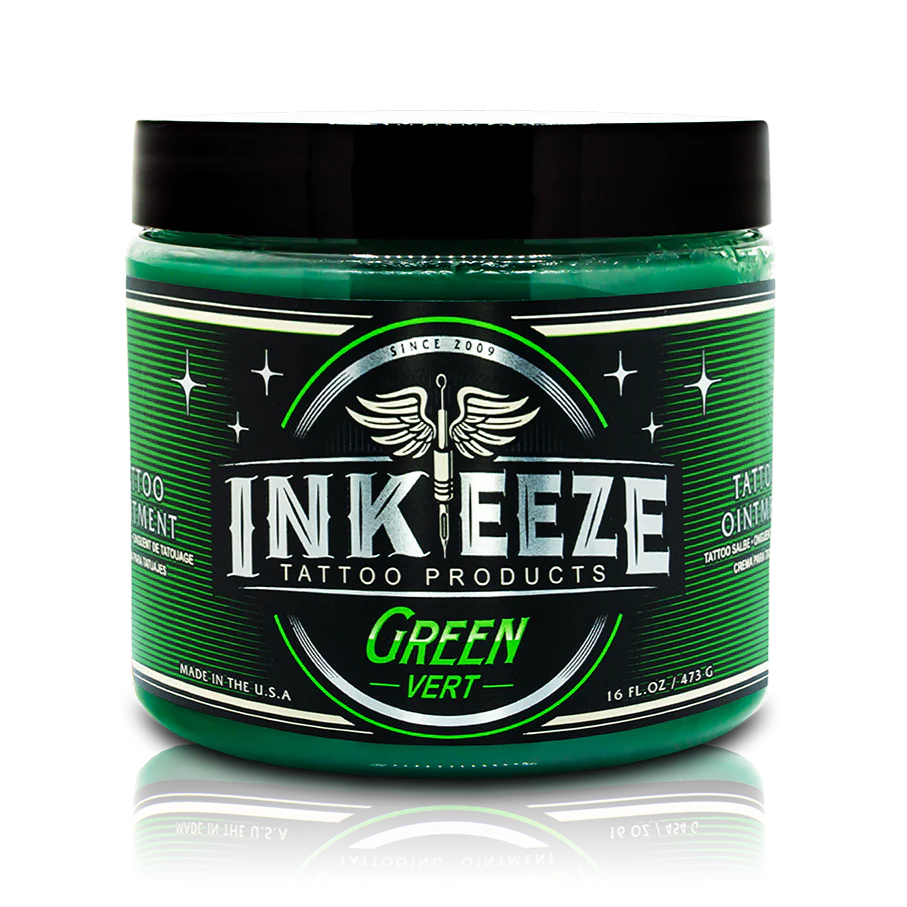 Ink-Eeze - Green Tattoo Aftercare Ointment - 16oz
