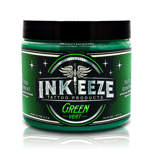 Ink-Eeze - Green Tattoo Aftercare Ointment - 16oz