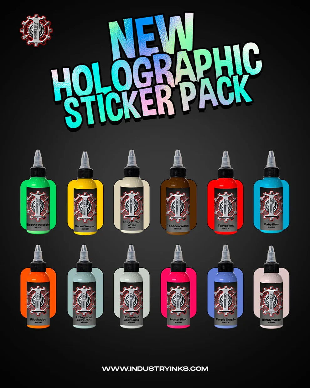 Industry Inks - Holographic Colors