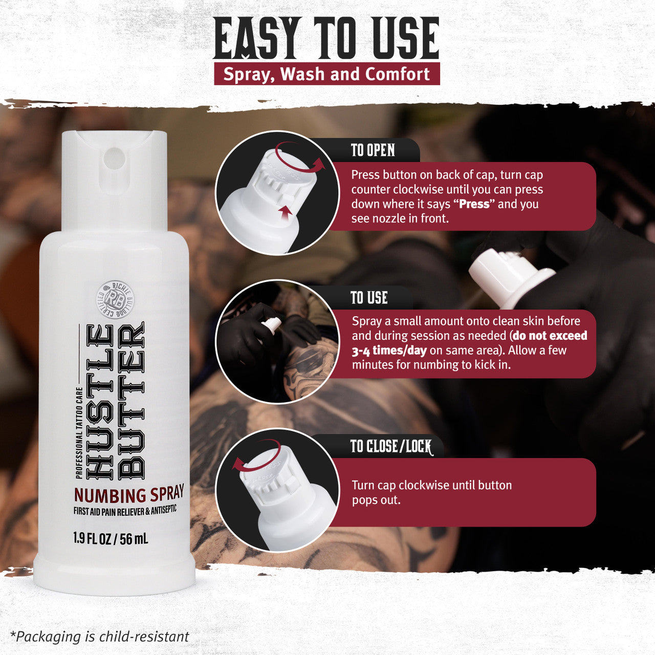 Hustle Butter Numbing Spray